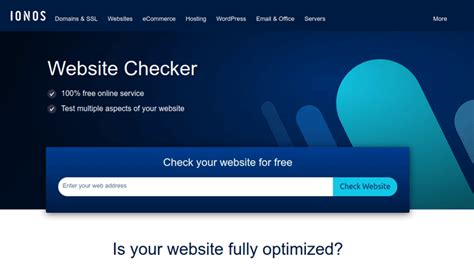 website checking tool.